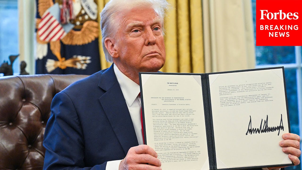 BREAKING NEWS: Trump Signs Multiple New Executive Orders While Taking Questions From Reporters