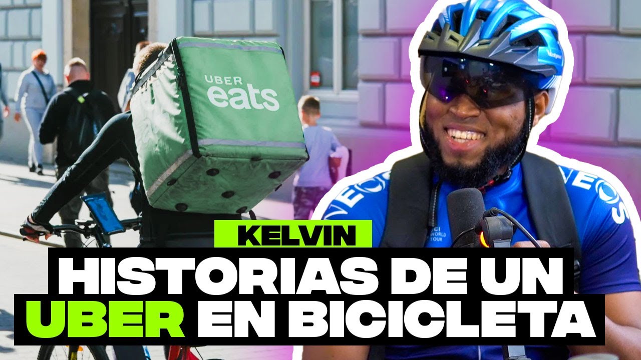 El joven que hace Uber en Bicicleta de Republica Dominicana 
