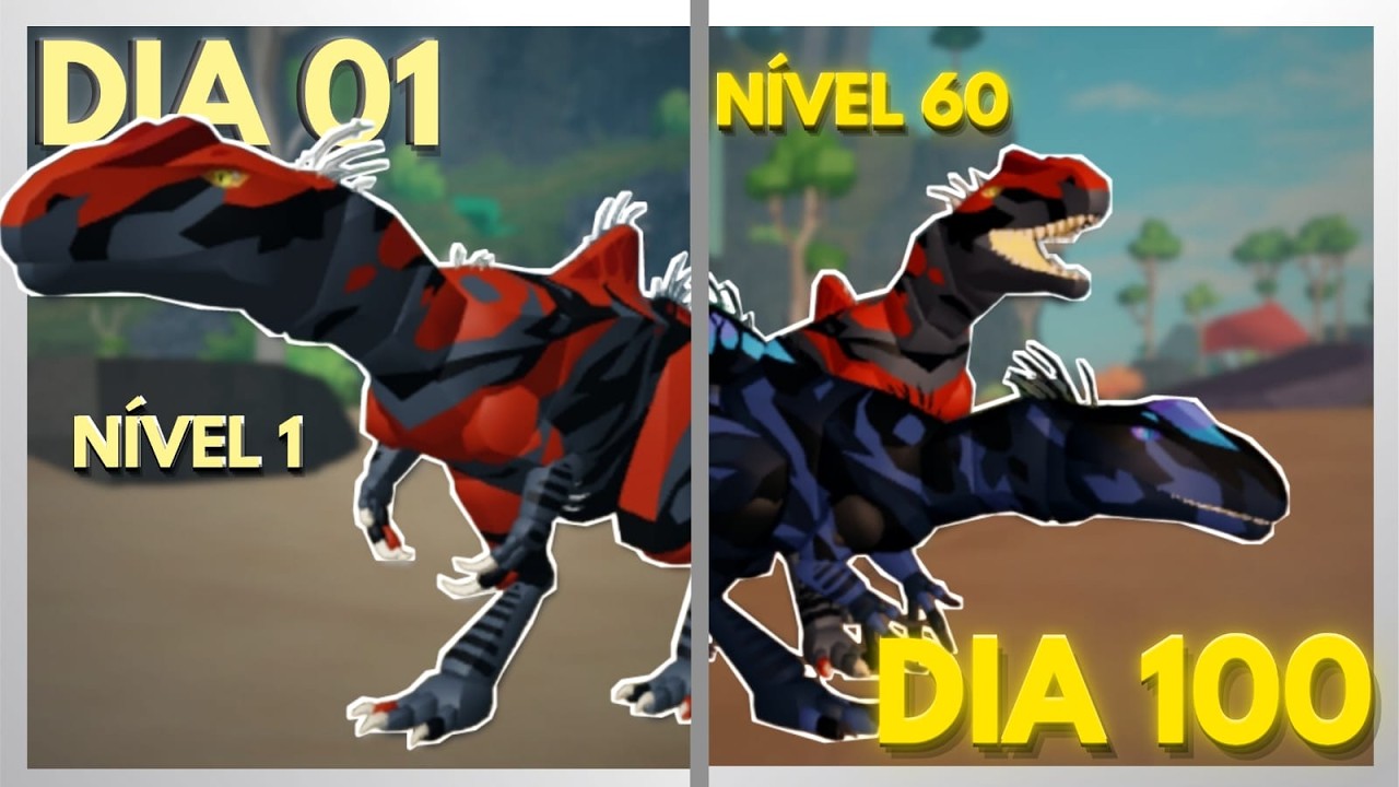 100 DIAS SOBREVIVENDO COM O CONCAVENATOR | PREHISTORIA (ROBLOX)