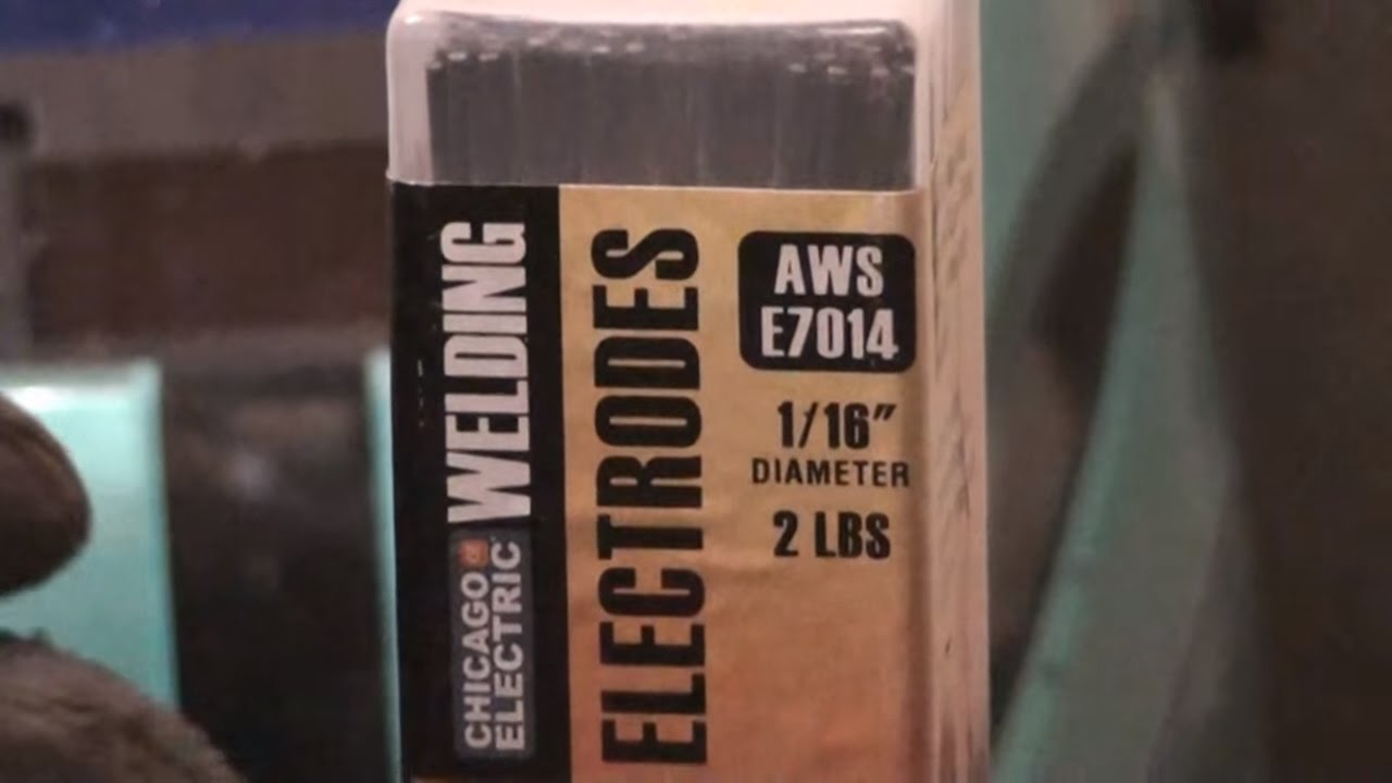 Harbor Freight Welding Electrodes 1/16 E7014