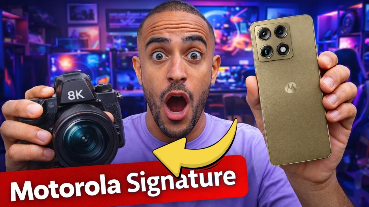 MOTOROLA SIGNATURE | 8K de Verdade no Celular? Esse Modelo Prova que Sim