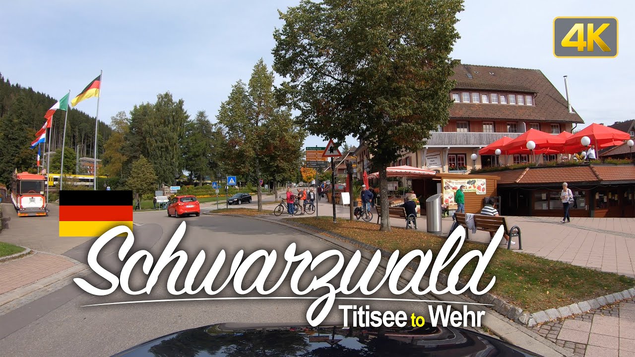Driver's View: Driving through the Schwarzwald from Titisee to Wehr, Germany🇩🇪