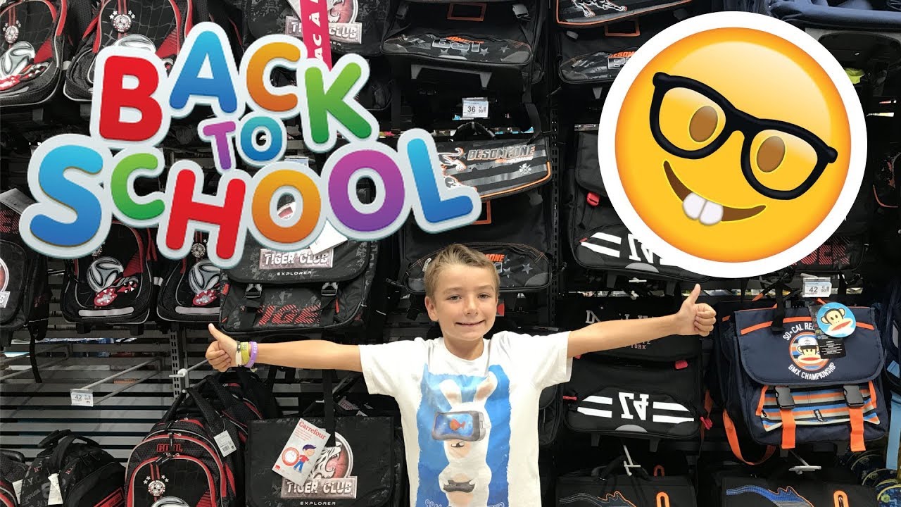 [VLOG] - ✏️BACK TO SCHOOL 2017📚- Chasse aux fournitures scolaires pour Corentin !!!