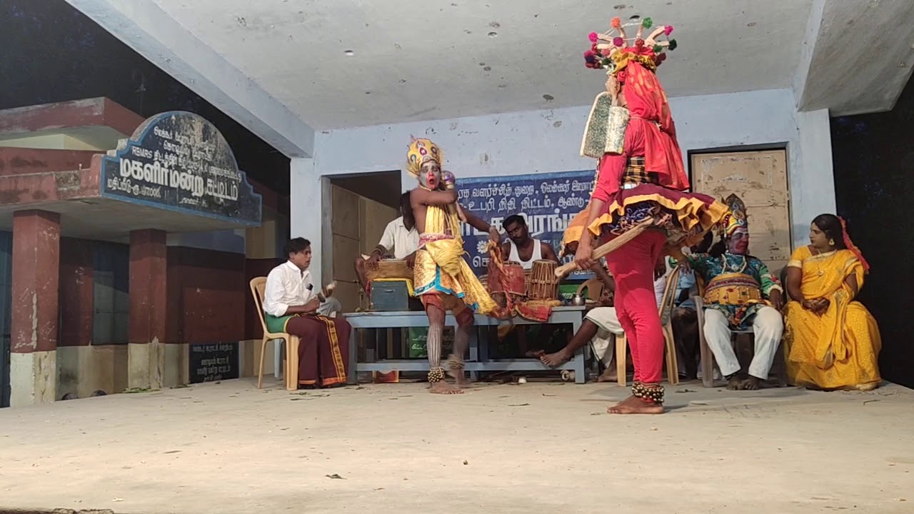 வாலி மோட்சம்,வாலி வேடம் ஏற்று நடிக்கும் கன்னலம், கலை உலக நாடக பேராசிரியர் உயர்திரு. லட்சுமணன்  ஐயா.