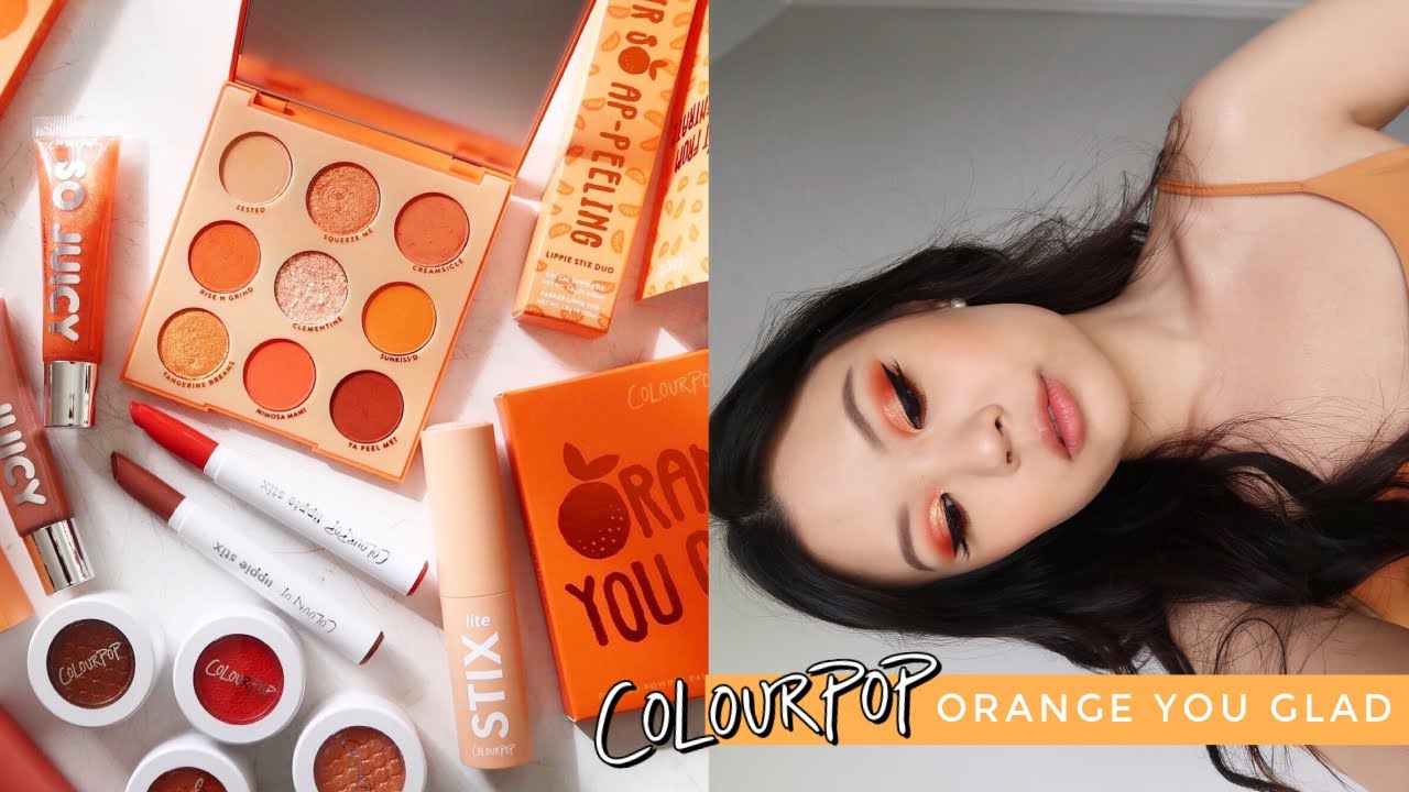 COLOURPOP ORANGE YOU GLAD ⋆ 3 образа, обзор + сравнение!