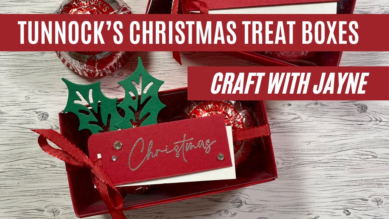 Christmas Classic Tunnock's Tea Cake Treat Boxes | Craft with Jayne | Stampin Up!