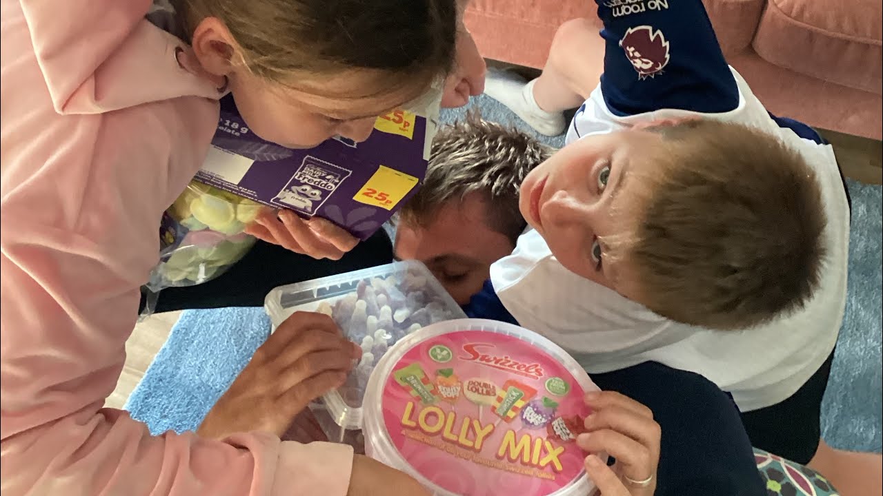 Dad vs son wrestling match (sugar  rush)