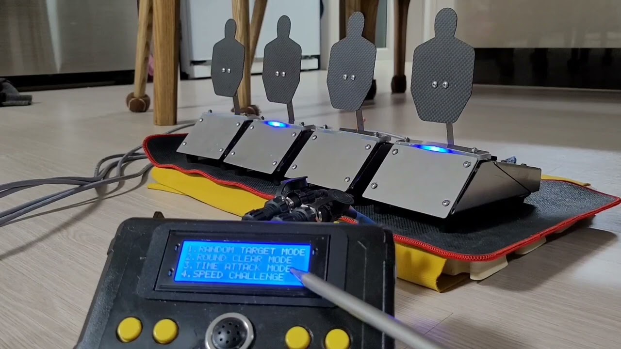 Homemade airsoft gun automatic target system