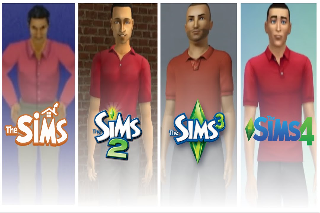 ♦ Sims 1 - Sims 2 - Sims 3 - Sims 4 : CAS - Evolution