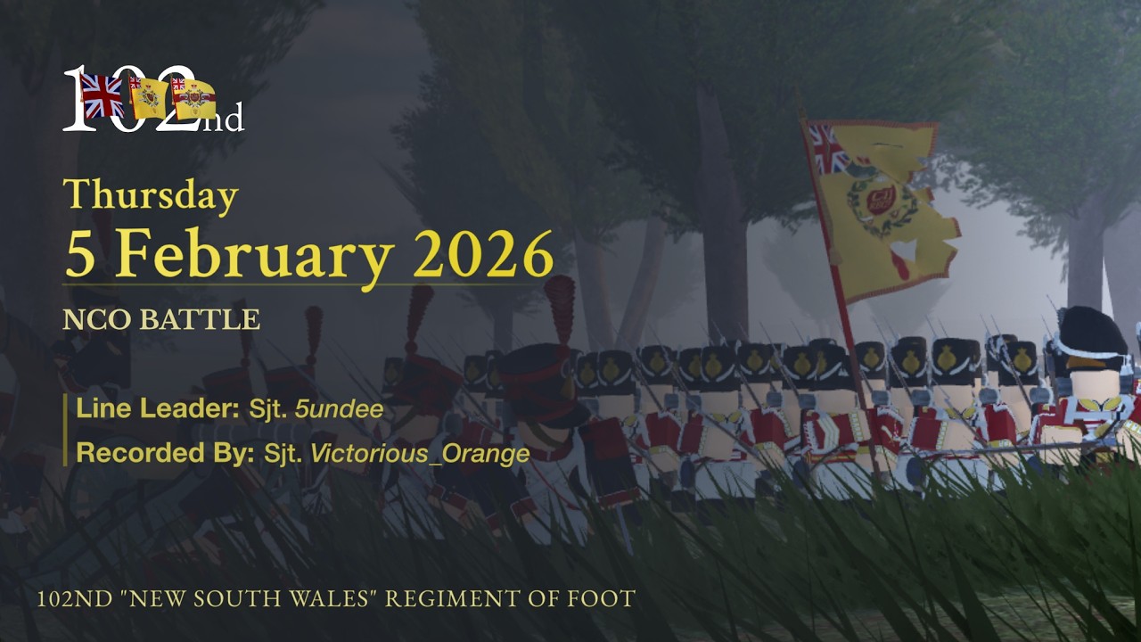 NCO mental breakdown - 102nd Regiment of Foot (5undee) - Jan 05, 2026