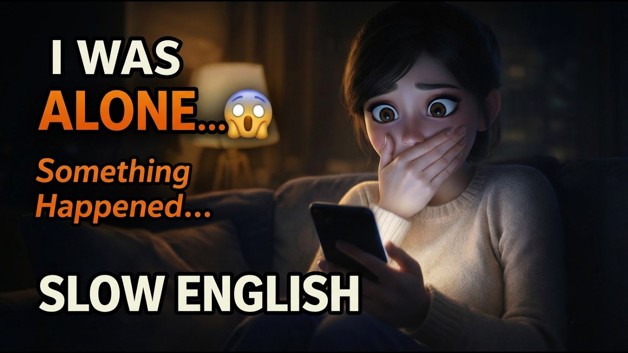 One Day Alone at Home | Daily Routine Story in Slow English | A1 - A2 english