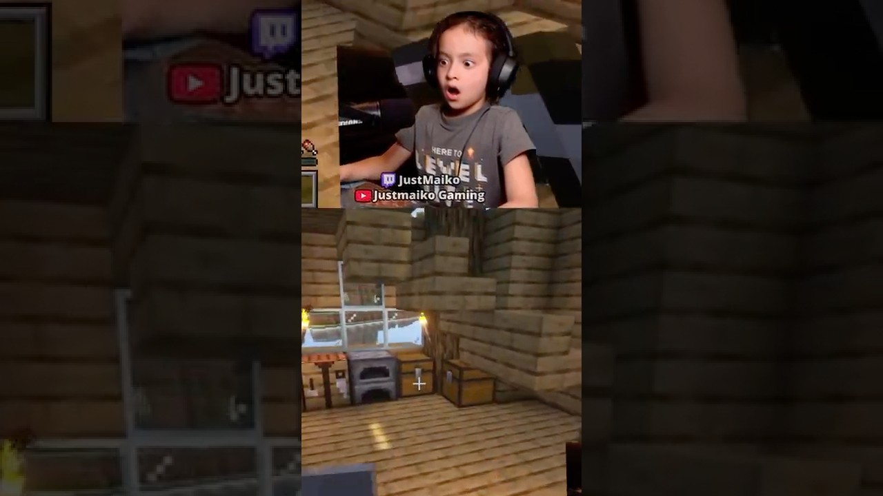 Lil bro is traumatized 😭🙏| Minecraft Horror Mod #justmaiko #twitchclips #horrorgame #minecraft