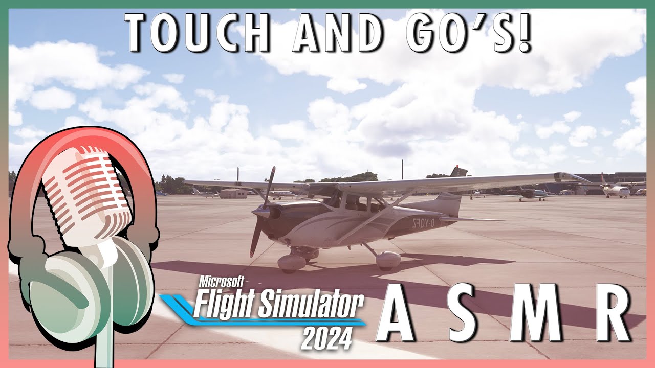 Flight Simulator ASMR: Practicing Touch And Go's at Venice Airport!