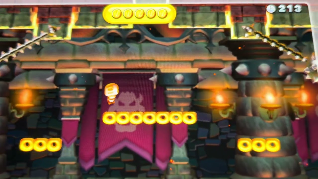 New Super Mario Bros U Deluxe Cashless Castle Crawl at 