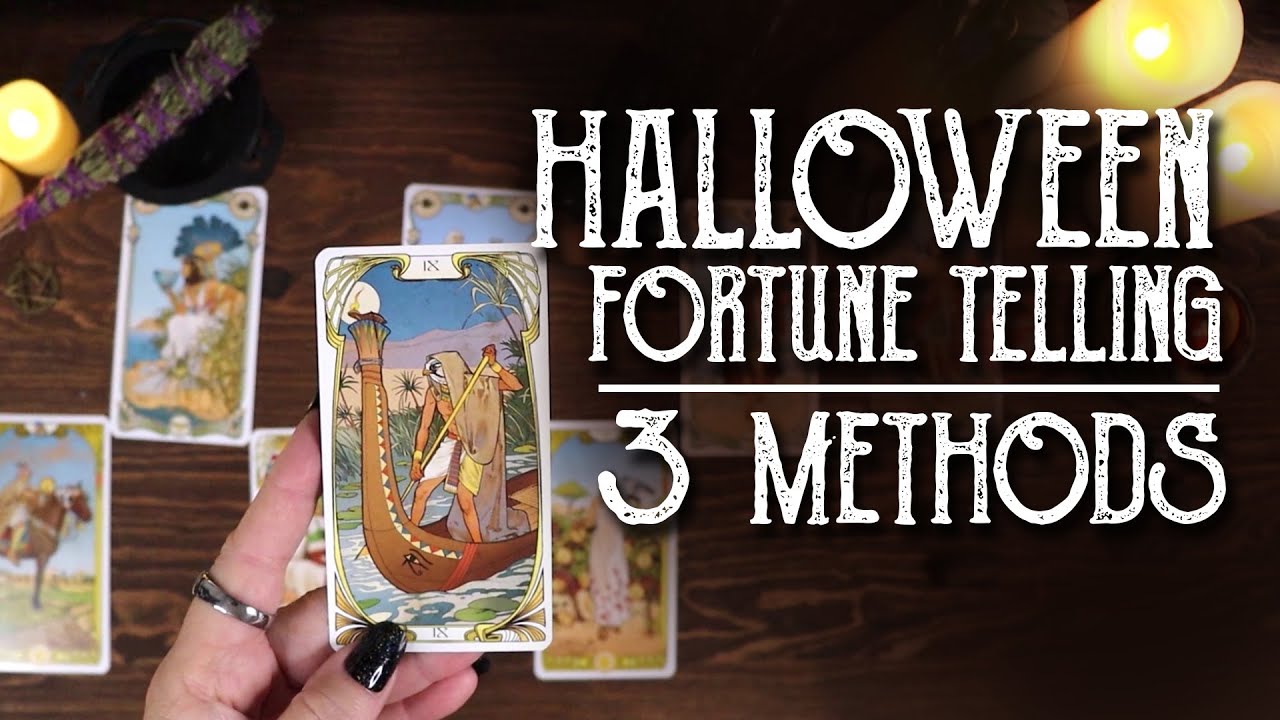 How To Do Divination on Halloween: Tarot, Pendulum, Black Mirror Scrying - Magical Crafting