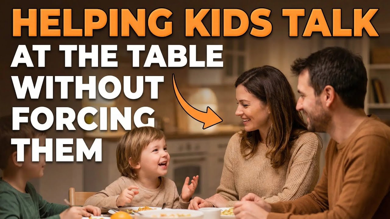 Helping Kids Talk at the Table Without Forcing Them