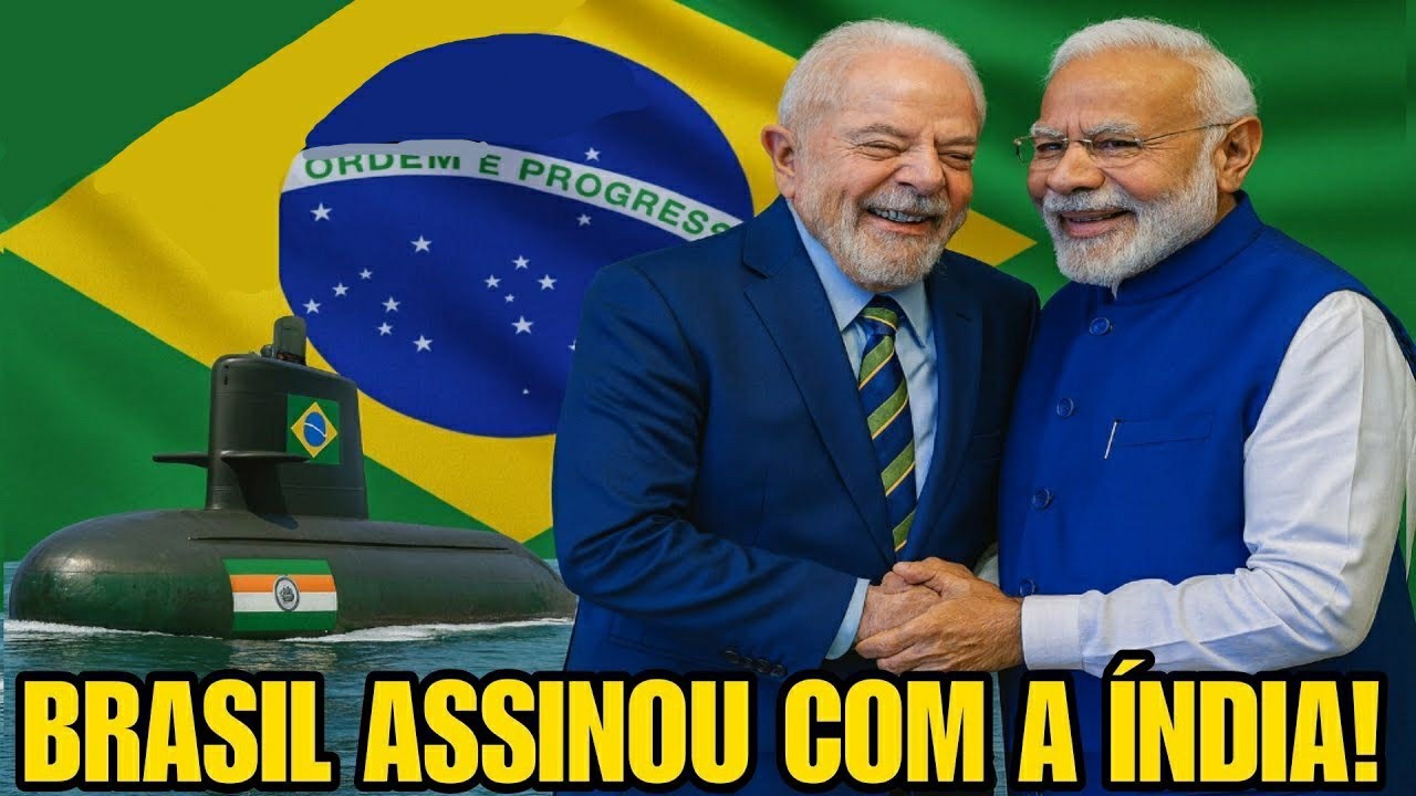 CONFIRMADO! &Iacute;NDIA ASSINA COM O BRASIL PARA O PROSUB