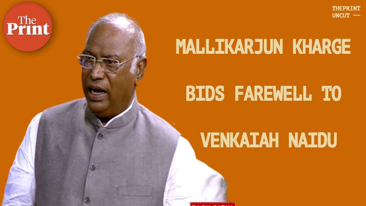 'You played your role even under such pressure': Mallikarjun Kharge bids farewell to Venkaiah Naidu