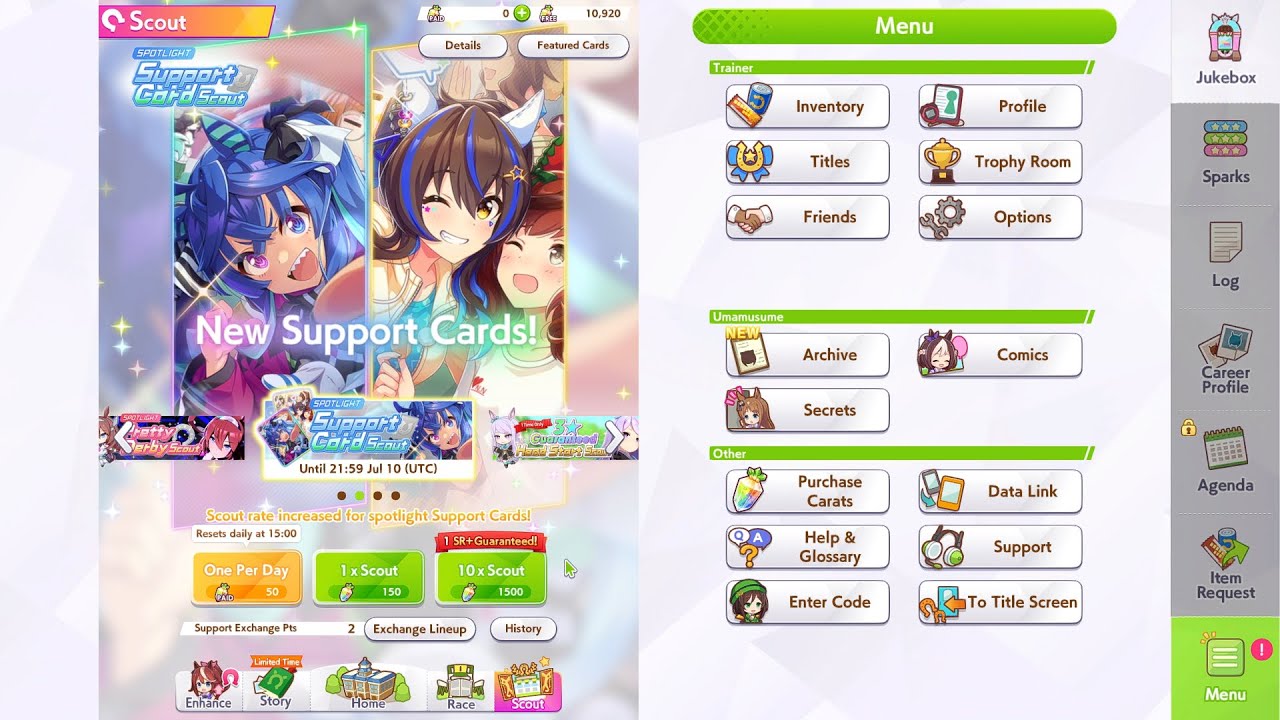 First time pulling in Umamusume: Pretty Derby!