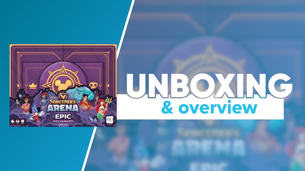 Disney Sorcerer's Arena: Epic Alliances Unboxing and Character Overviews