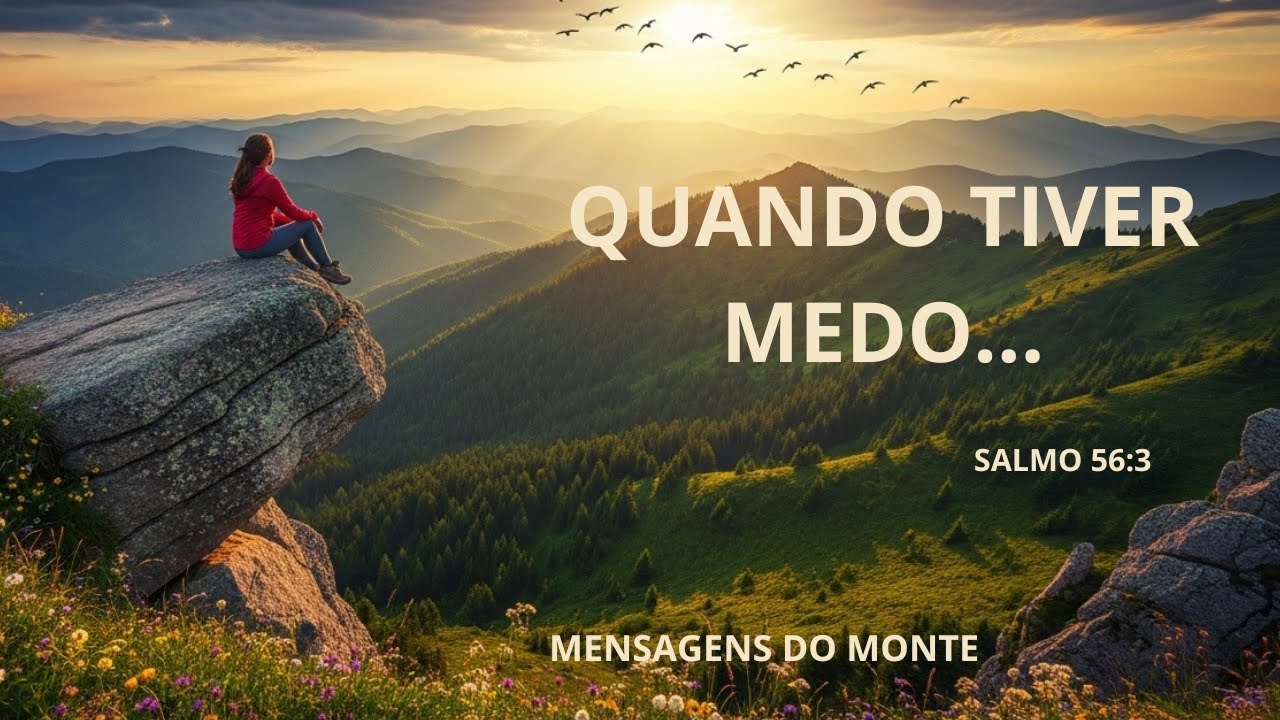 Quando o Medo Apertar Seu Coração... Lembre Desta Palavra: SALMO Capítulo 56 Versículo 3