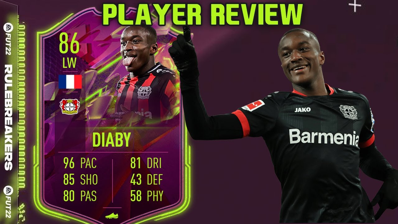 THE EXTINCT ONE! 😱 86 RULEBREAKERS DIABY PLAYER REVIEW! FIFA 22 ULTIMATE TEAM