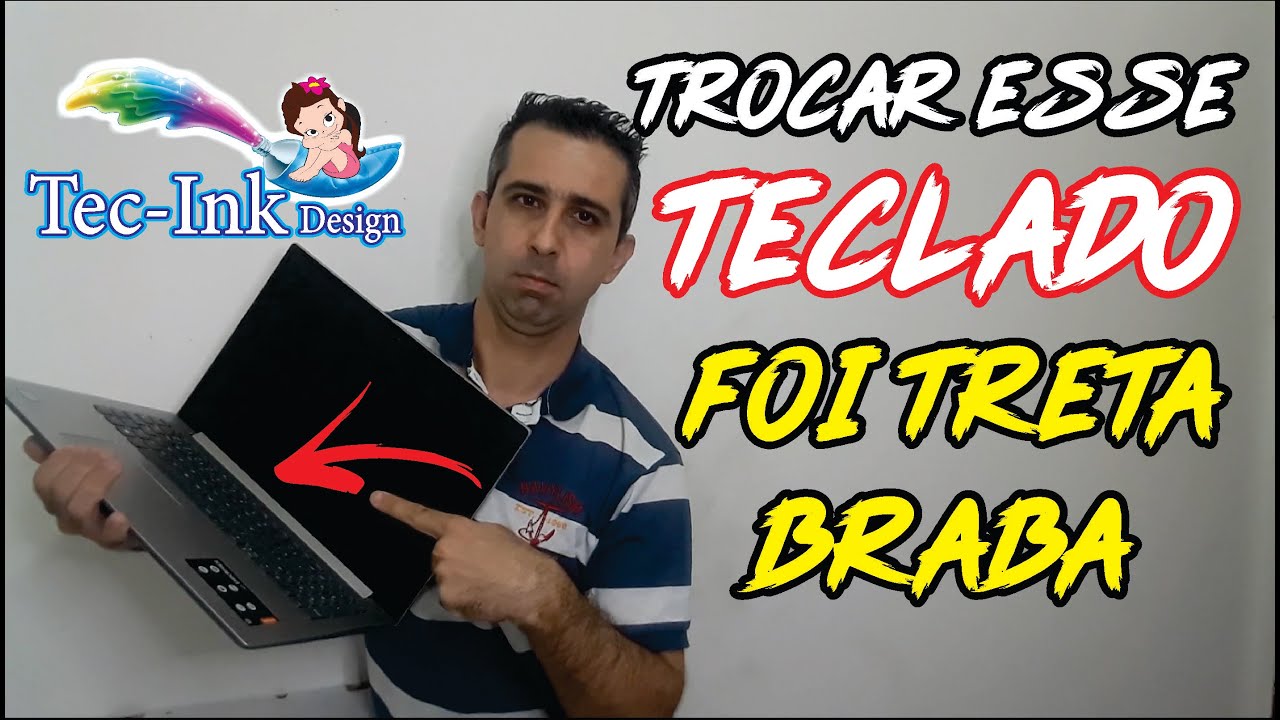 Como Trocar teclado Notebook Lenovo Ideapad S145 310 320 330 FERRO DE SOLDA QUEBROU DURANTE O TRAMPO