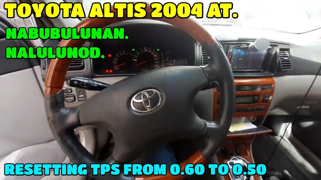TOYOTA ALTIS AT / NABUBULUNAN / NALULUNOD.