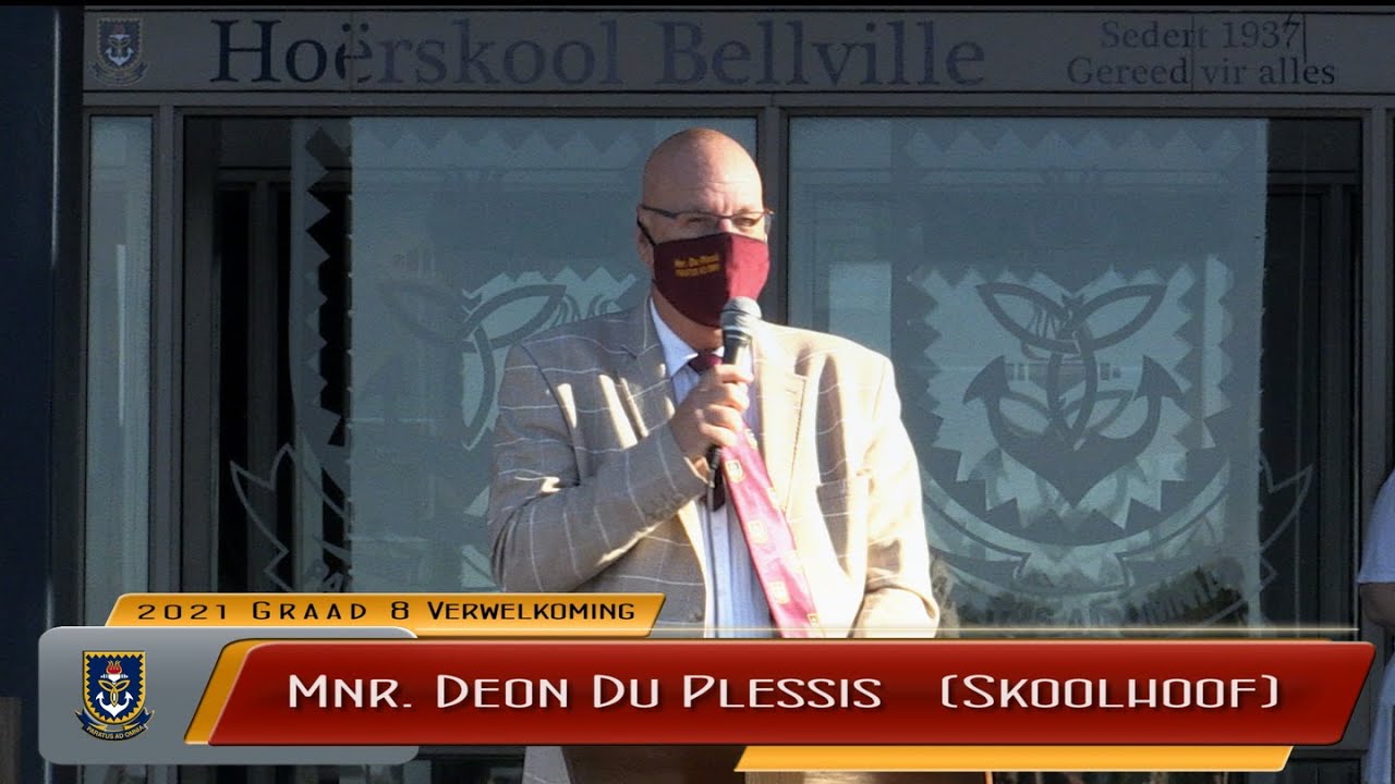 Hoërskool Bellville - Gr 8 Verwelkoming