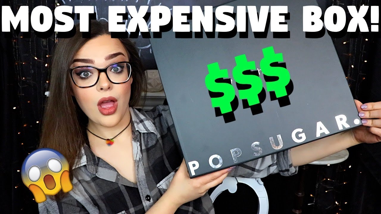 The MOST EXPENSIVE Box! IS IT WORTH IT?! Popsugar Winter 2018 Unboxing