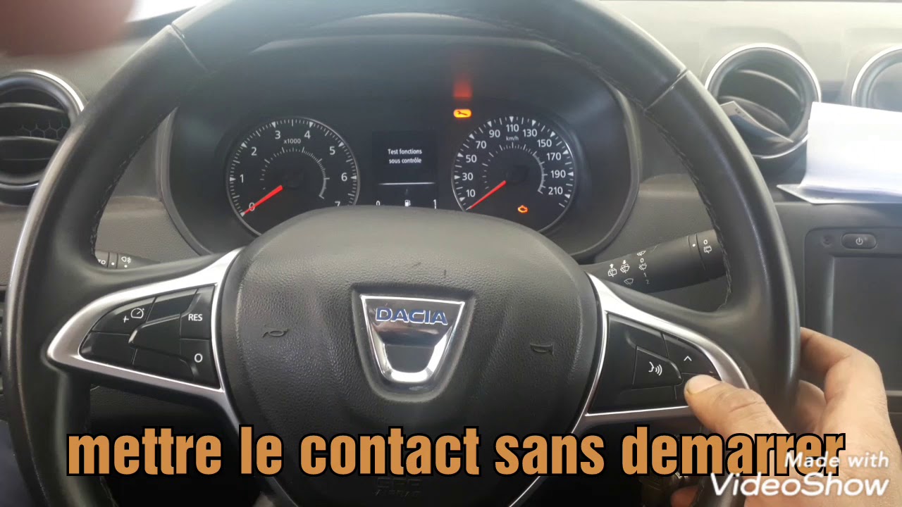 dacia duster 2019 Révision d'huile onwards service Light reset Servicio de aceite yağ sıfırlama