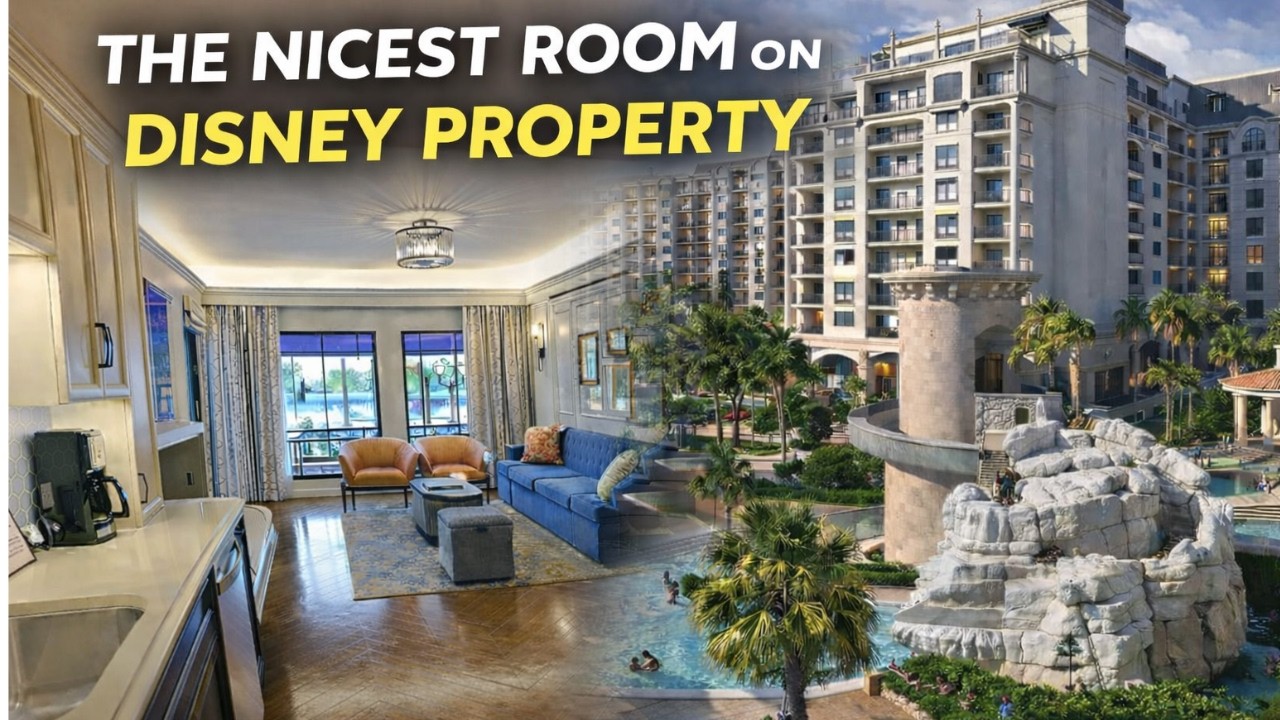 Экскурсия по вилле с 1 спальней в курортном комплексе Disney's Riviera Resort | Вид на канатную д...