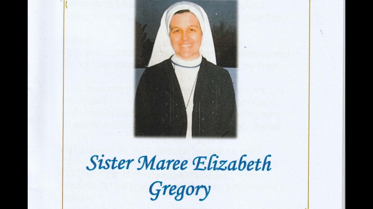 Sister Maree Elizabeth Gregory Funeral