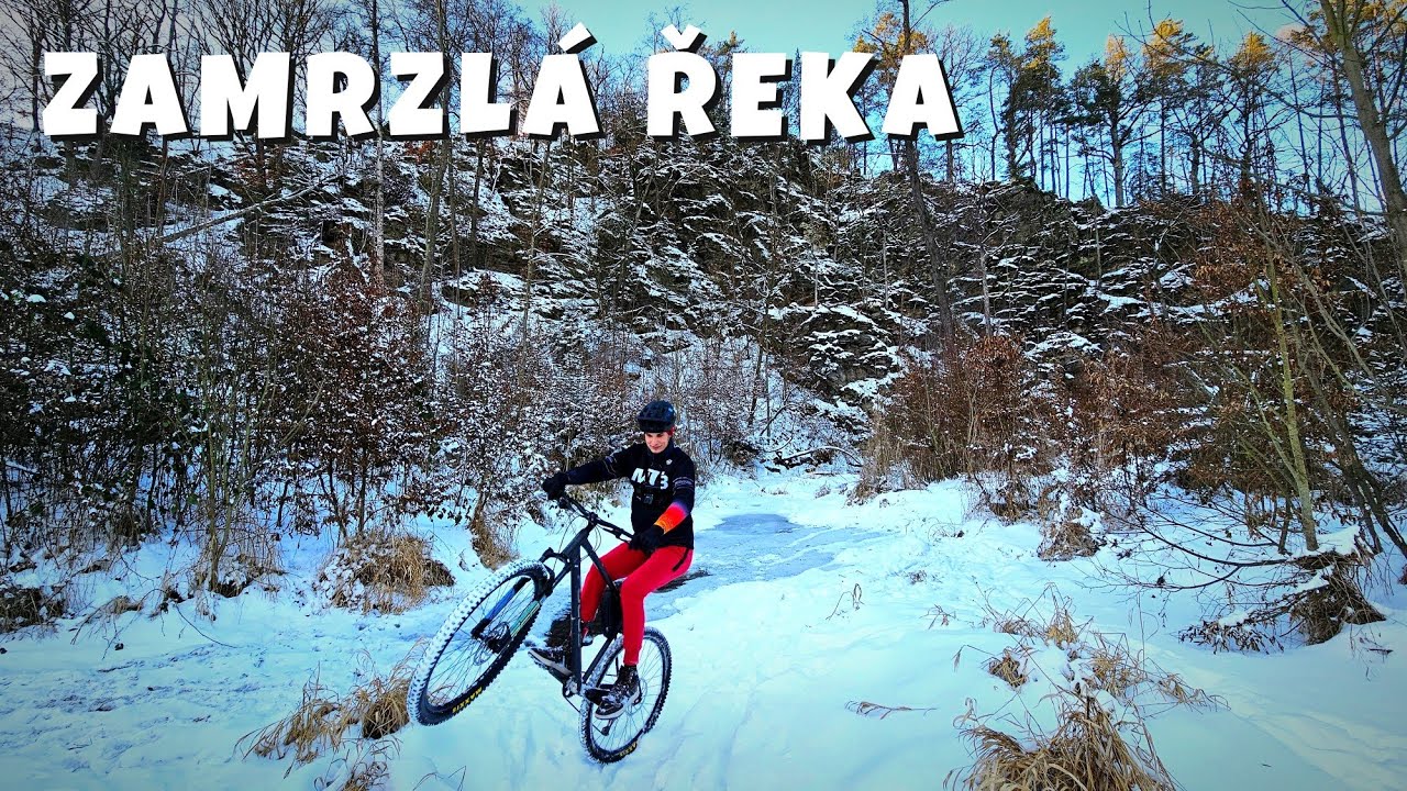Zamrzlá řeka, sníh a mráz | MTB v údolí Klejnárky