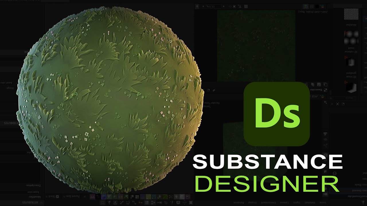 GRASS GROUND | SUBSTANCE DESIGNER.