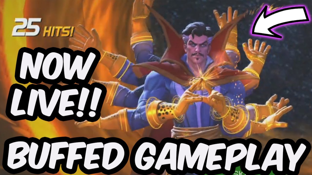 Dr. Strange Buff IS FINALLY LIVE!! - Buffed First Impressions Gameplay - Marvel Contest of Champions