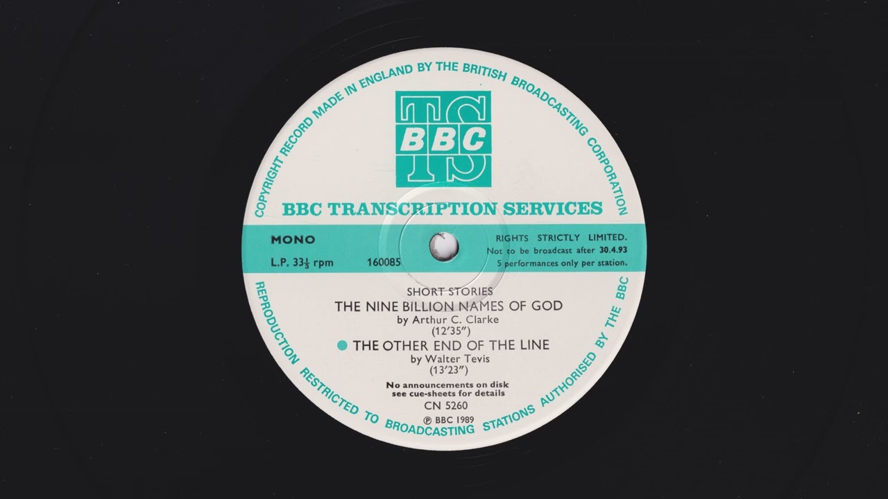 Short Stories - The Other End Of The Line by Walter Tevis - BBC Transcription Service - CN 5260