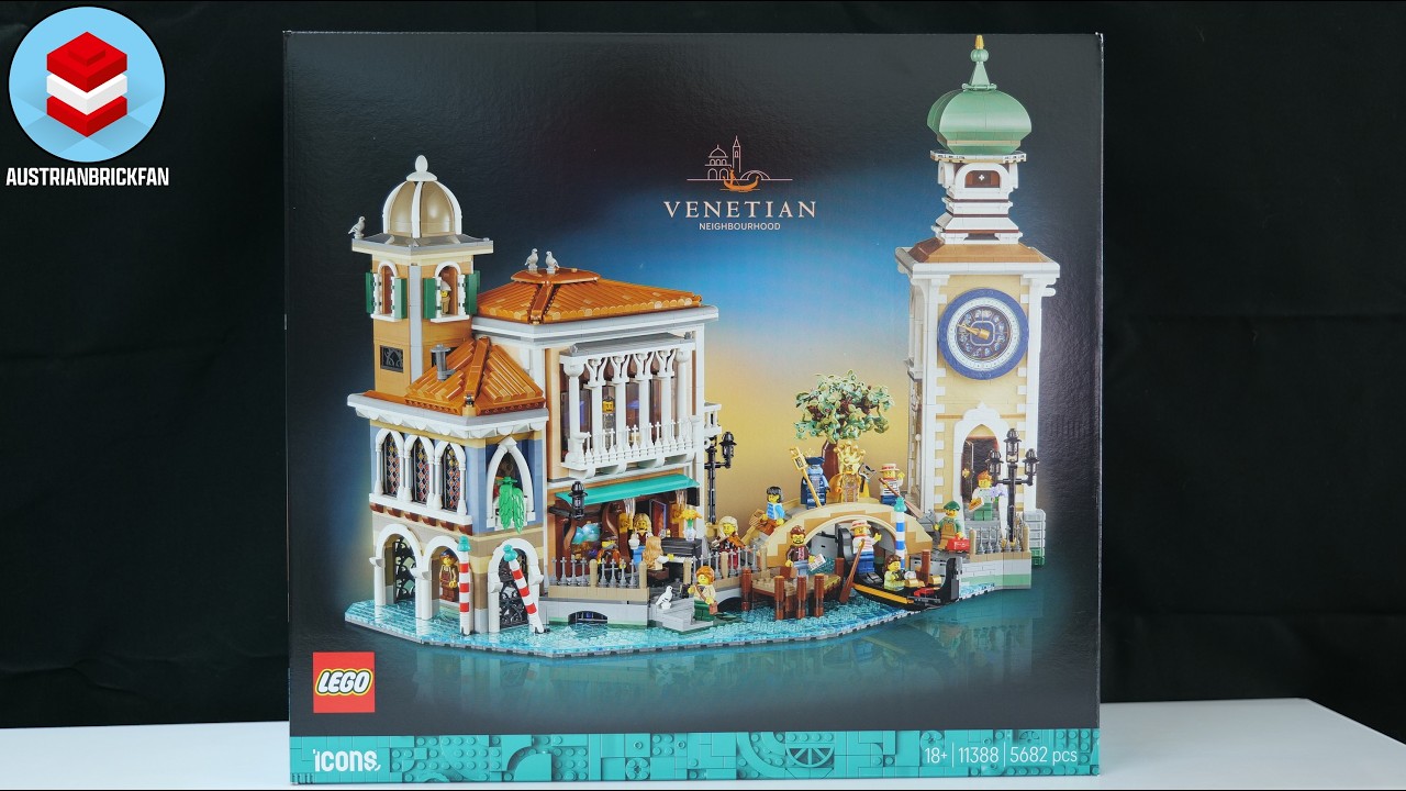 LEGO Icons 11388 Venetian Neighbourhood Speed Build
