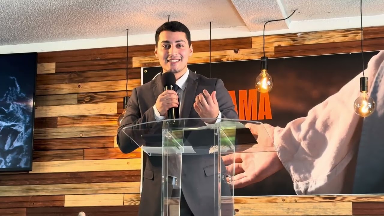 Salmo 23. Mensaje . Pastor. Patricio, José Salinas de Chile. Canto especial. Orador Antonio Plata.