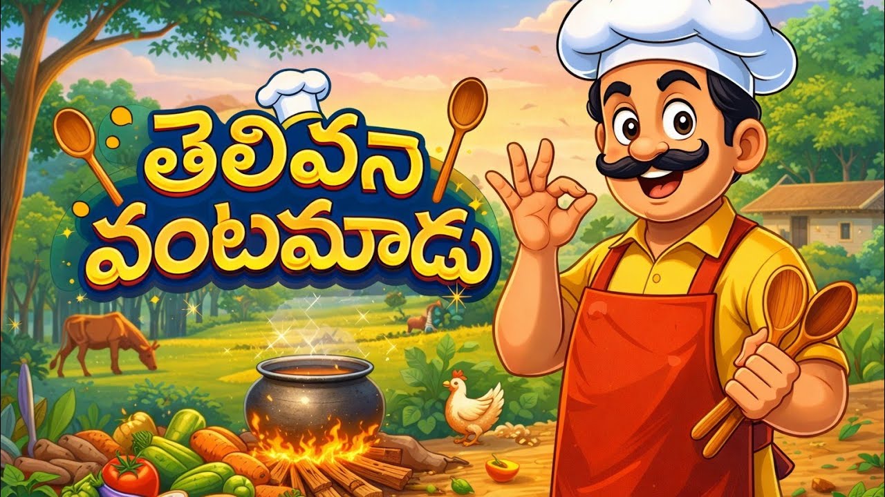  తెలివైన వంటవాడు #telugu kathalu #motivation#kids stories #animated stories 