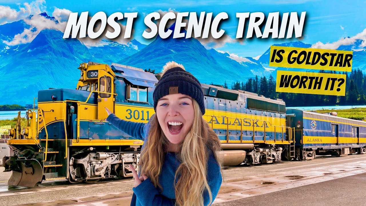 Alaska RAILROAD to Denali National Park | GoldStar vs Adventure Class Luxury Train | 1 Day in Denali