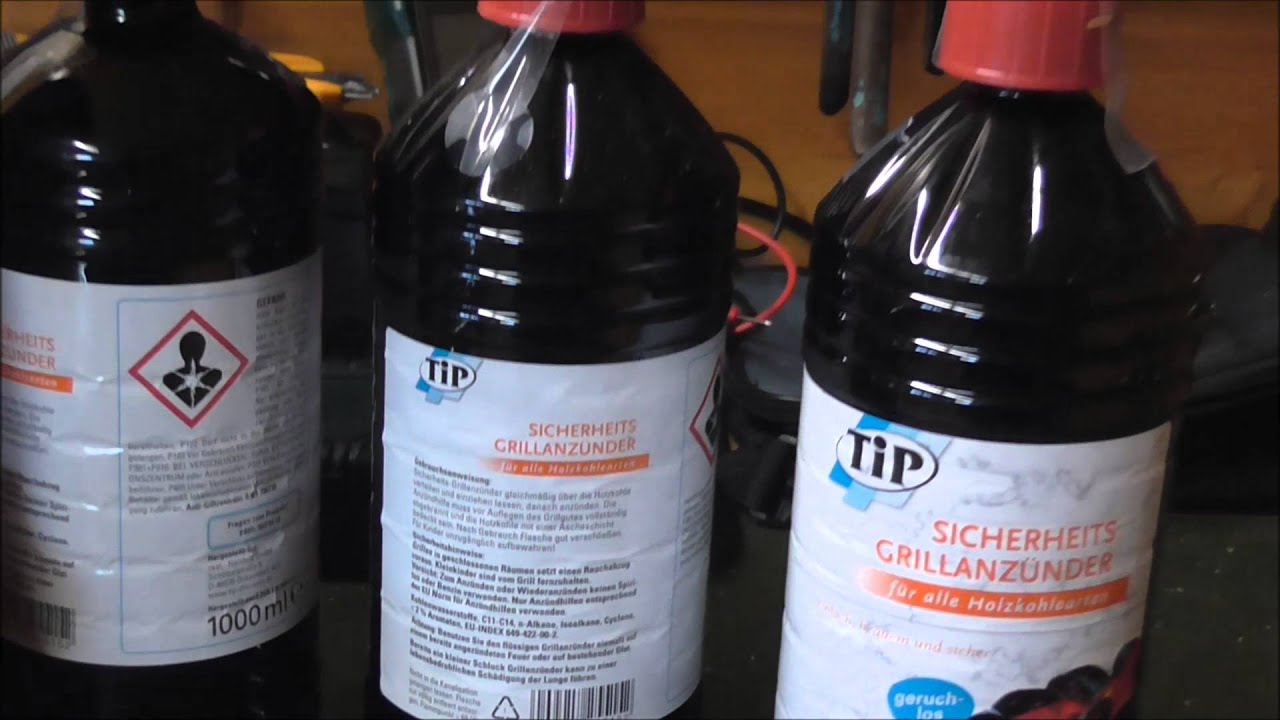 Petroleum Ersatz - Fl. Grillanzünder