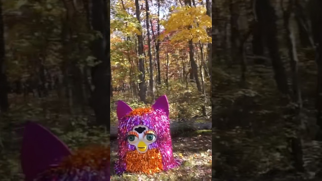 how the enormous tinsel Furby costume was made for @fayludes 🧡💖 #furby full video on my channel