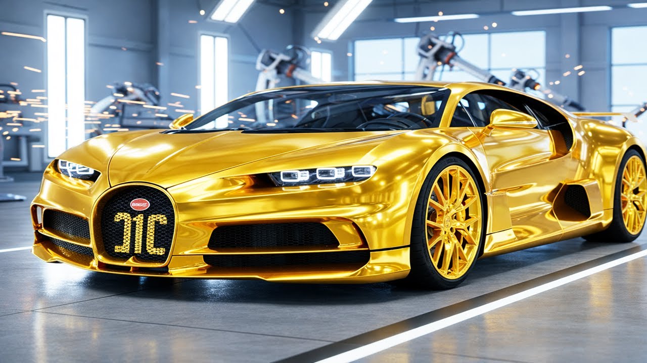 The $20M+ Build: Crafting the One-of-a-Kind Solid Gold Bugatti Centodieci