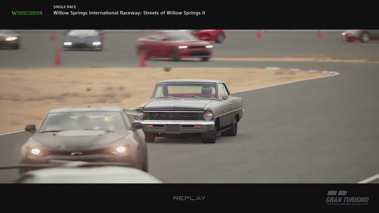 Gran Turismo Sport (Willow Springs International Raceway): Chris Holstrom Concepts 1967 Chevy Nova