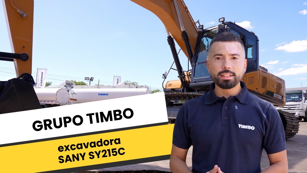 GRUPO TIMBO presentó la excavadora SANY SY215C