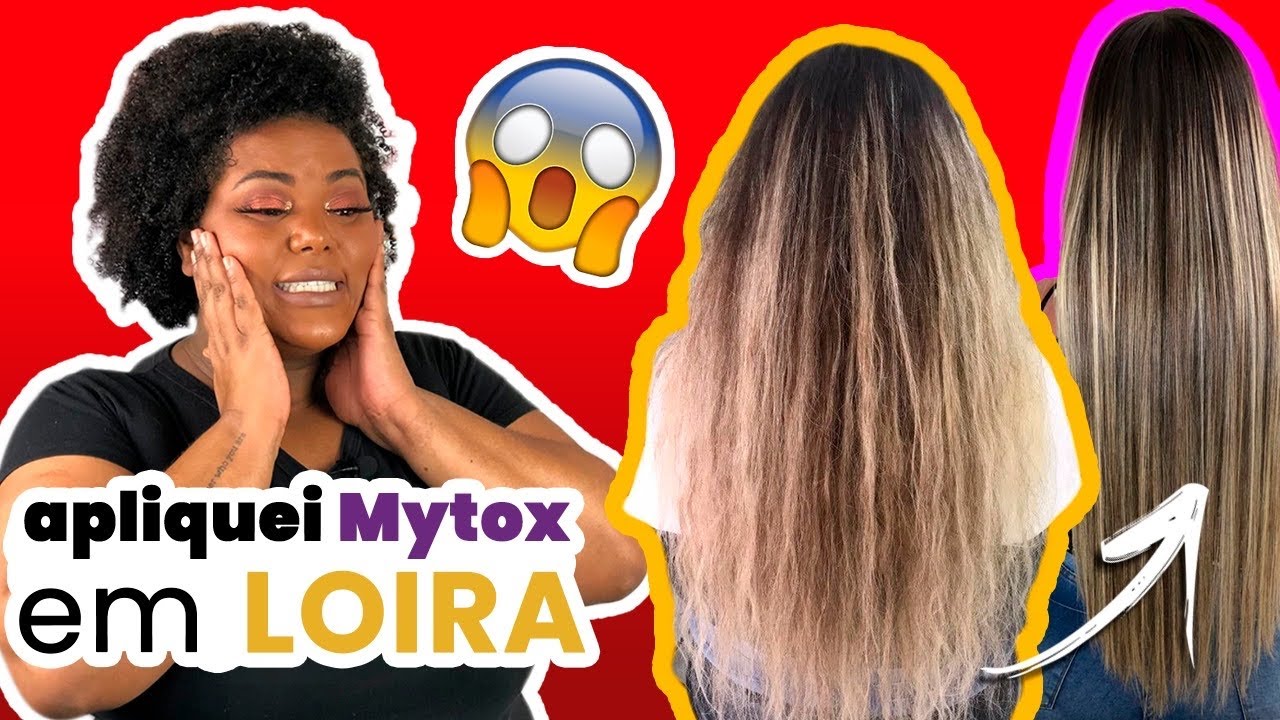 COMO FAZER BOTOX EM CABELO LOIRO [USEI MYTOX MYPHIOS EM LOIRA]