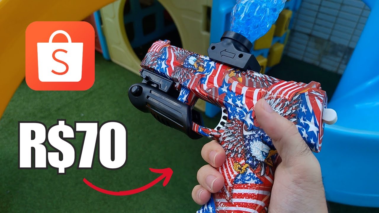 TESTANDO A MK23 DE GEL QUE COMPREI NA SHOPEE. É FORTE? CONSEGUE QUEBRAR A CASCA DE UM OVO?