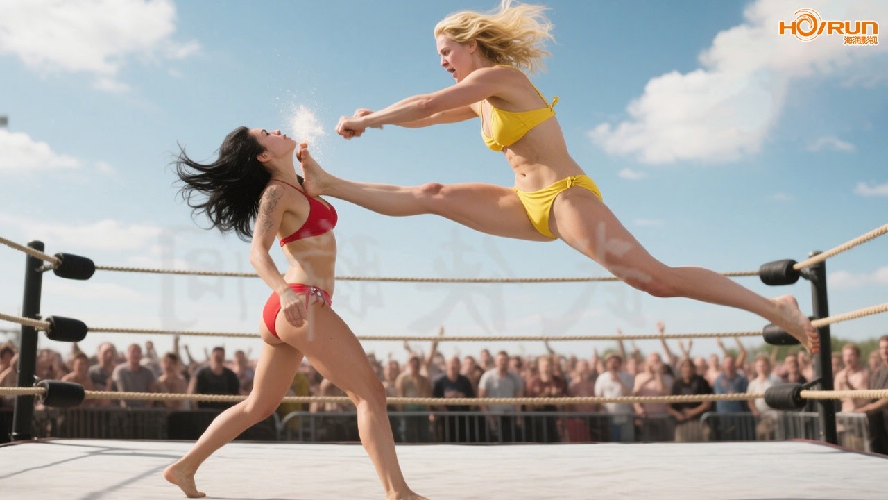 英國女高手狂妄挑釁 ，没想被功夫美女一招八極拳秒杀 ！⚔️TVB | Kung Fu | 功夫 |