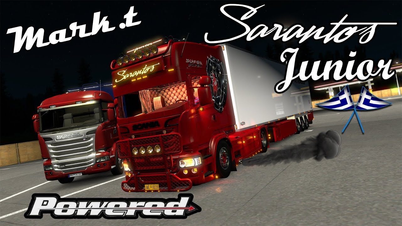 Scania Sarantos Junior Greek! (Euro Truck Simulator 2)